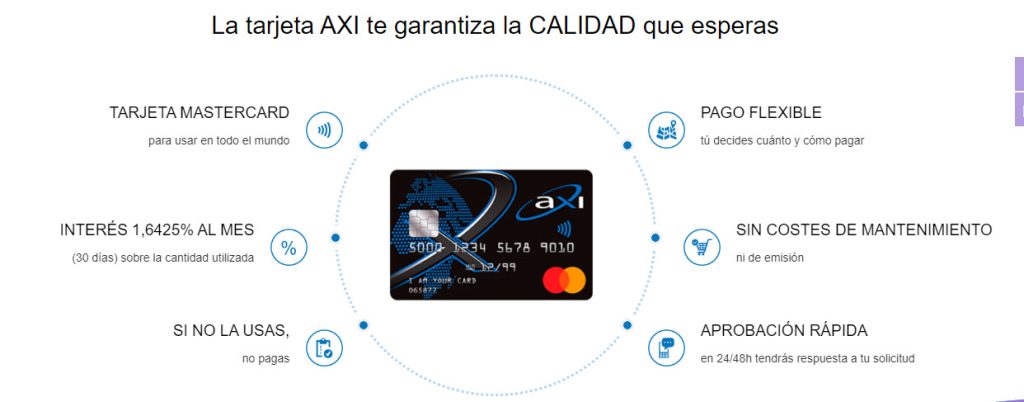 ventajas Axi Card