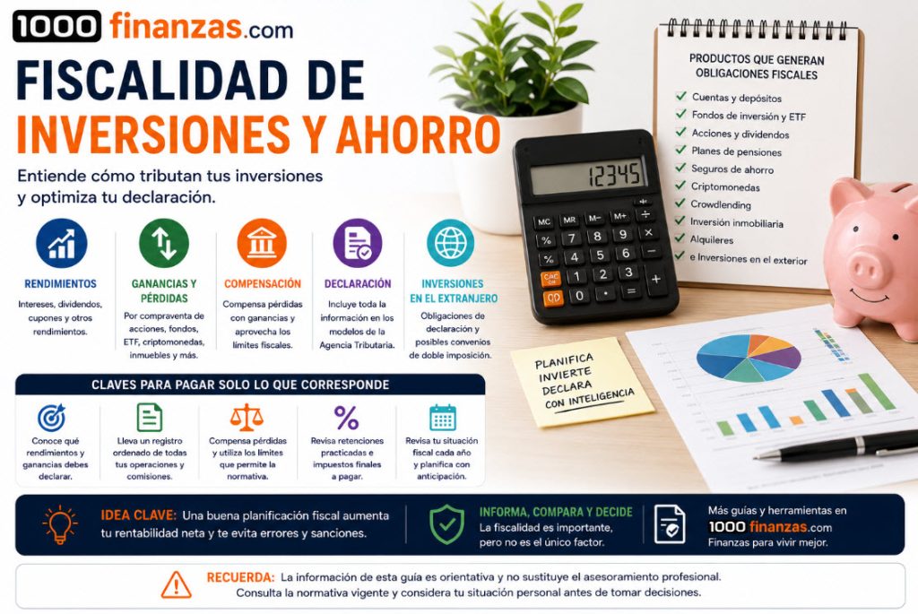 Fiscalidad de Inversiones y Ahorro