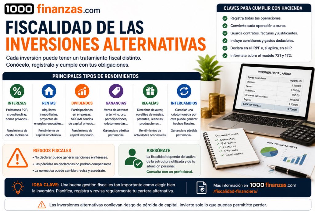Fiscalidad de las inversiones alternativas