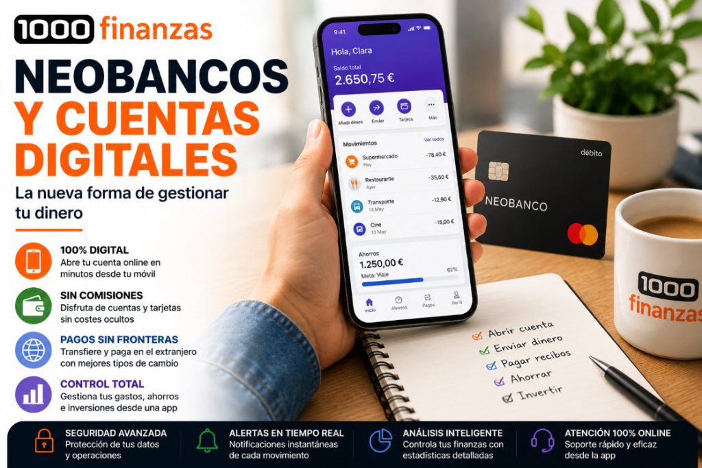 neobancos y cuentas digitales